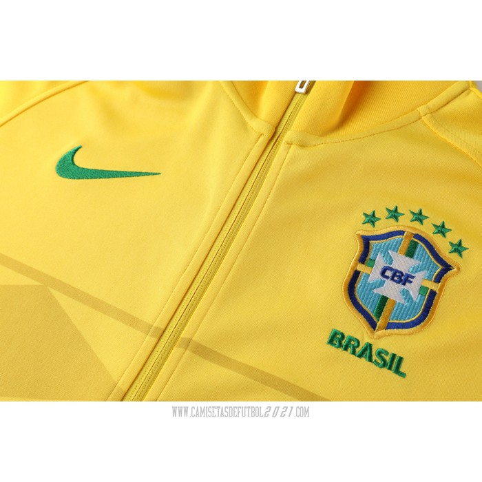 Chaqueta del Brasil 2020 Amarillo